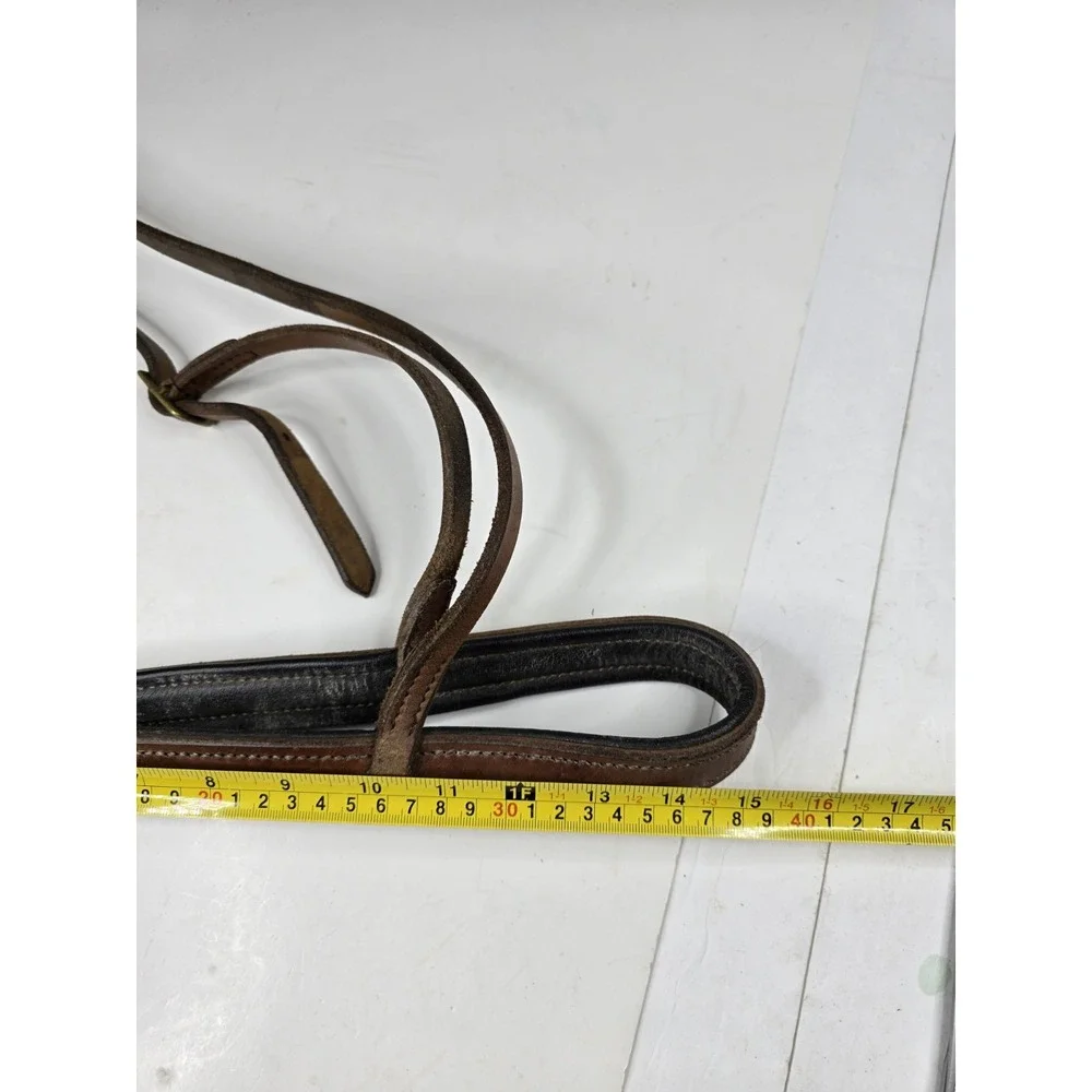 Vintage Turf Single Ear Leather Western Headstall with D Ring‎ Snaffle